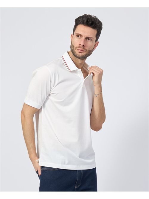 Armani Exchange men's polo shirt with striped collar ARMANI EXCHANGE | XM000466-AF10337U0009